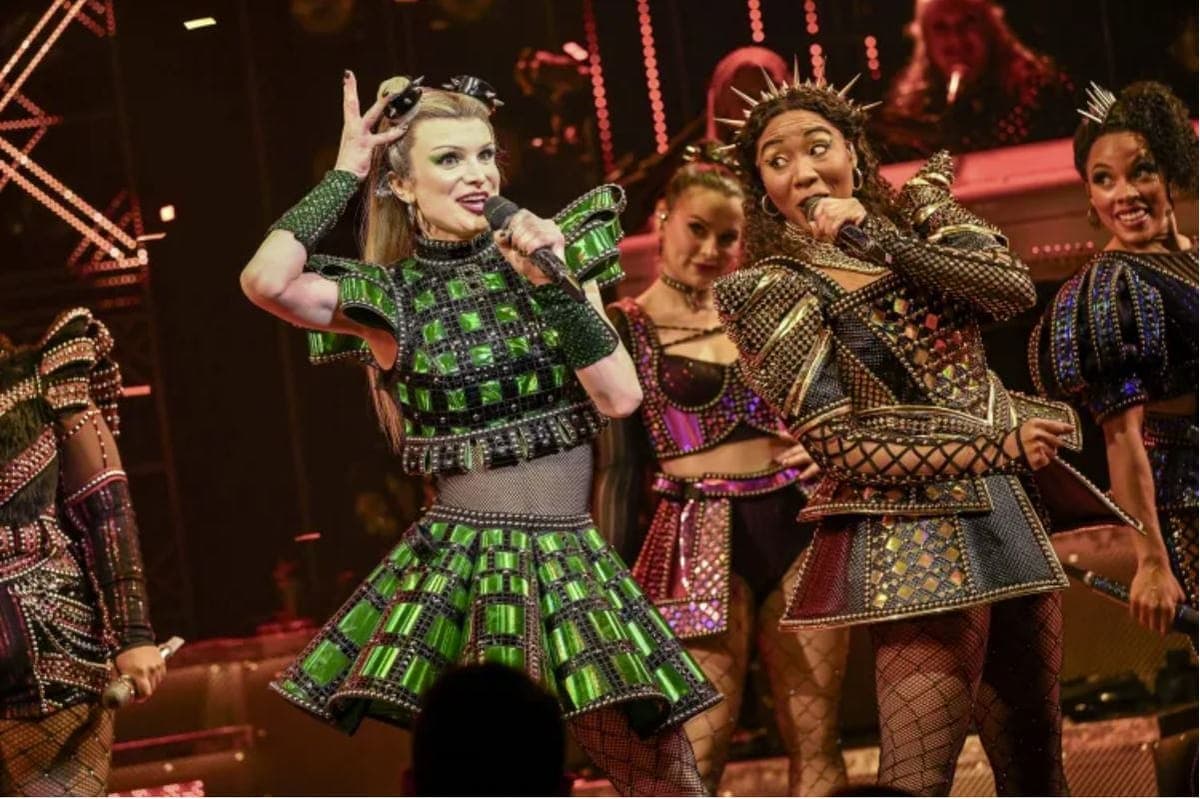 Dylan Mulvaney as Anne Boleyn in Six on Broadway