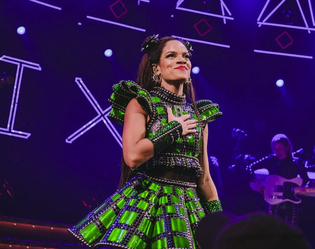 Storm Lever as Anne Boleyn in Six on Broadway