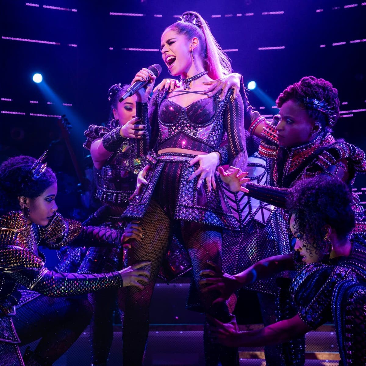 Samantha Pauly as Katherine Howard in Six on Broadway