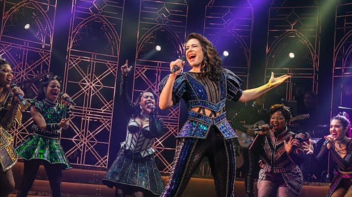 Gabriela Carrillo as Catherine Parr in Six on Broadway