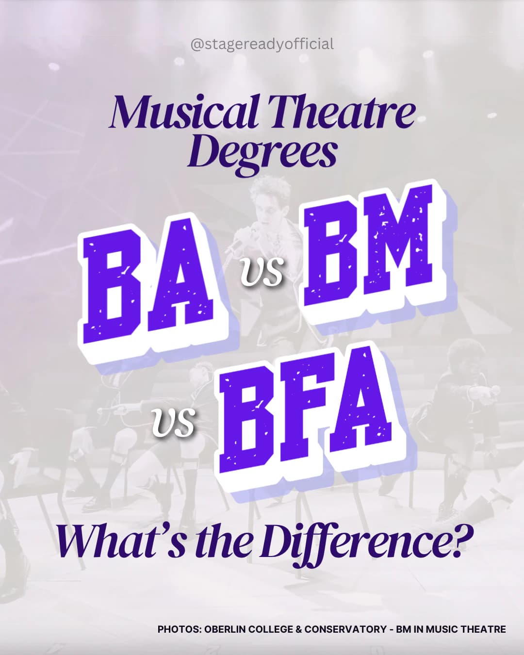 BA vs BM vs BFA in Musical Theatre: What’s the Difference?
