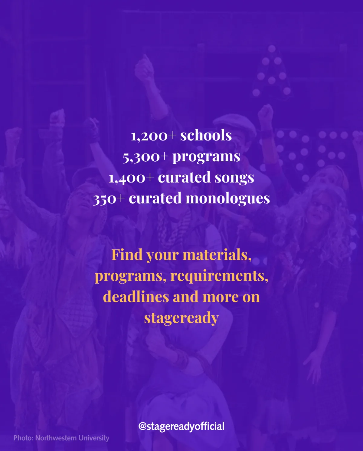 Closing slide: find your materials, programs, requirements, and deadlines on stageready