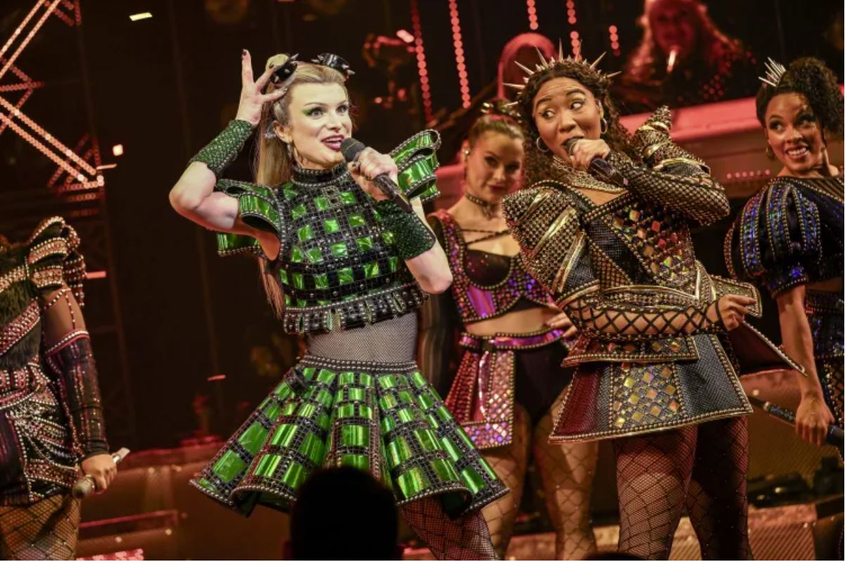 Dylan Mulvaney as Anne Boleyn in Six on Broadway