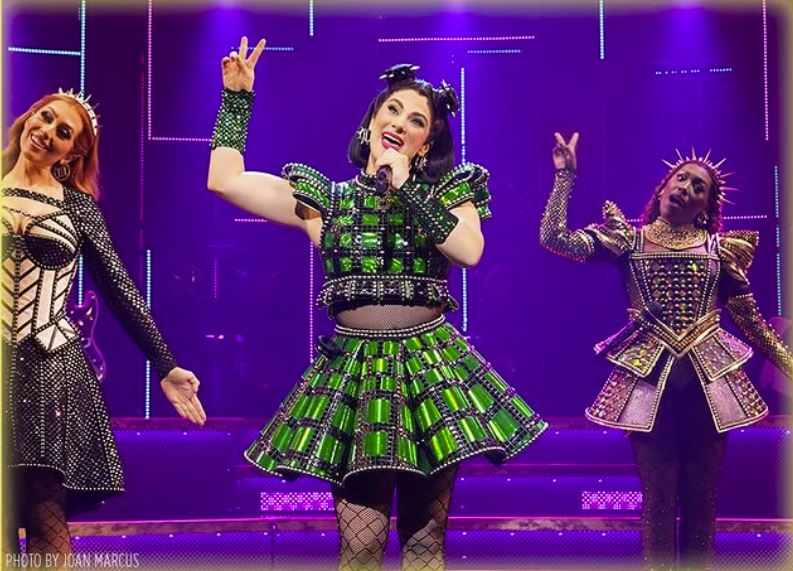 Gianna Yanelli as Anne Boleyn in Six on Broadway