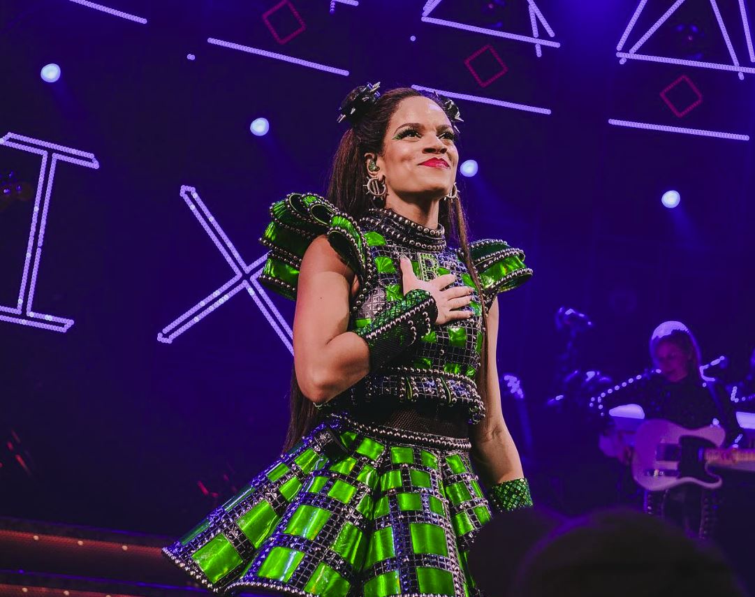 Storm Lever as Anne Boleyn in Six on Broadway